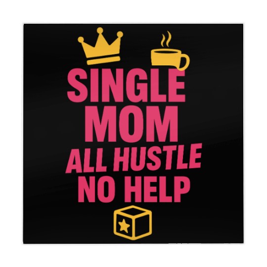 Single Mom Life Chaos Coordinator Wine Coffee Mahjong Mats