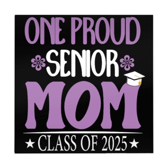 169 One Proud Senior Mom Class of 2025 Back to Sch Mahjong Mats