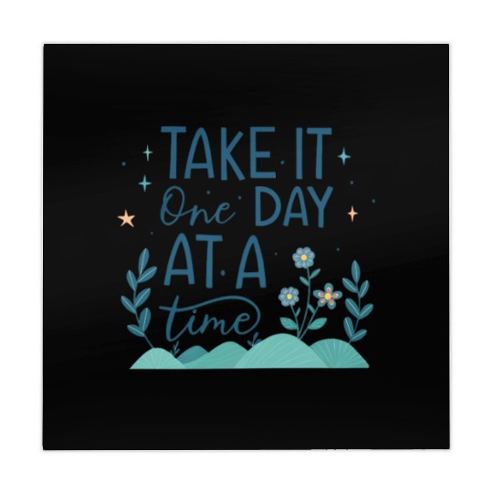 Take It One Day at a Time – Motivational Mental Mahjong Mats