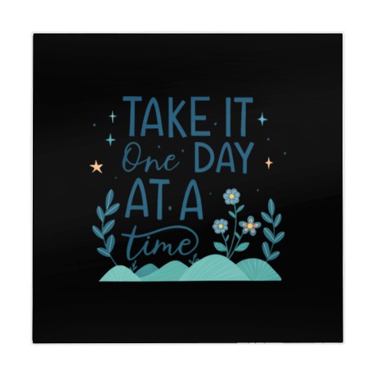 Take It One Day at a Time – Motivational Mental Mahjong Mats