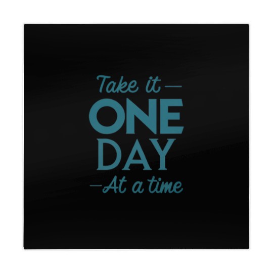 Take It One Day at a Time – Motivational Mental Mahjong Mats