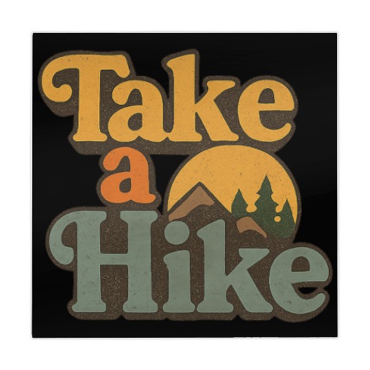 Take A Hike Retro Mountain Mahjong Mats