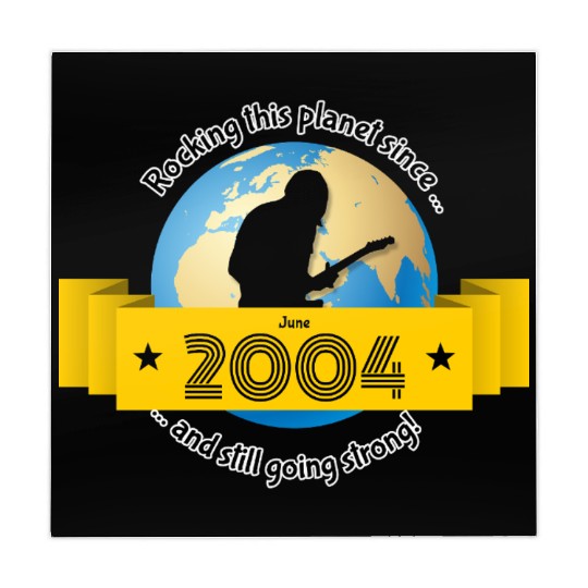 21st birthday Rocking this planet since 06/2004 Mahjong Mats