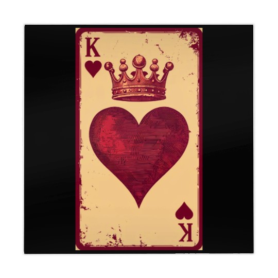 Vintage King of Hearts Mahjong Mats