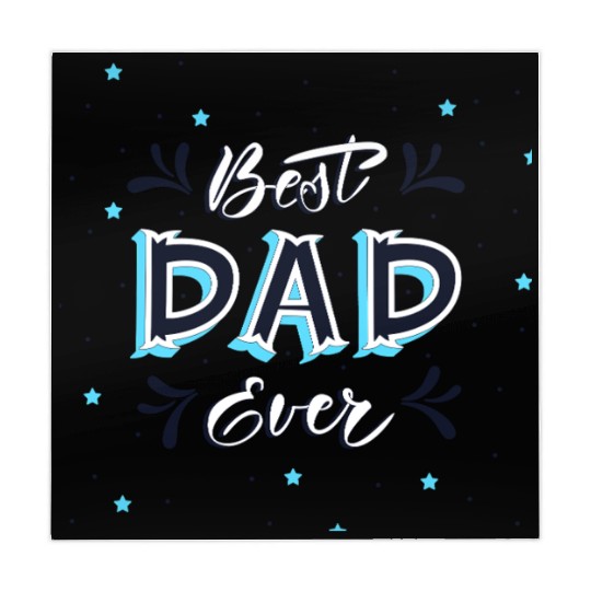 Best Dad Ever - Cute and Decorative Father Design Mahjong Mats