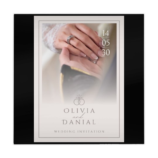 Light Pink Elegant and Minimal Wedding Invitati Mahjong Mats