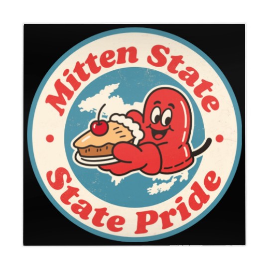 Great Lakes Charm Michigan Mitten Vintage Style Mahjong Mats