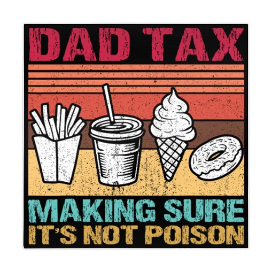 Funny Dad Tax Making Sure It's Not Poison Mahjong Mats