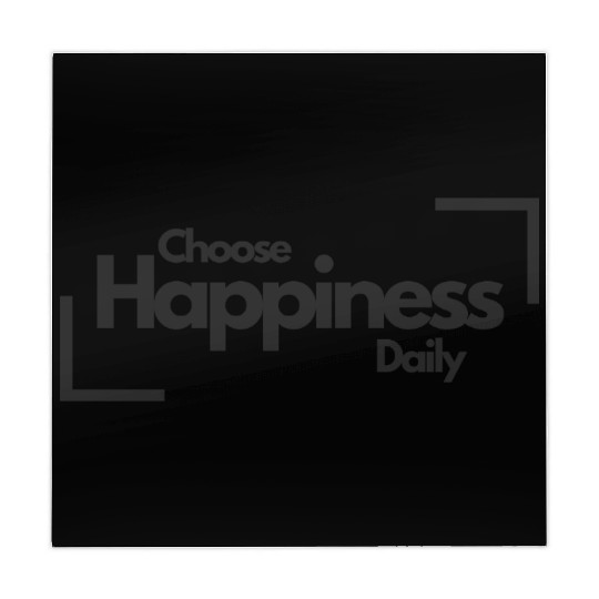 Choose Happiness Bold Design - Modern Minimalist Mahjong Mats