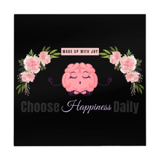Choose Happiness Brain Zen - Therapist Wellness Mahjong Mats