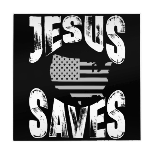 jesus saves usa Mahjong Mats