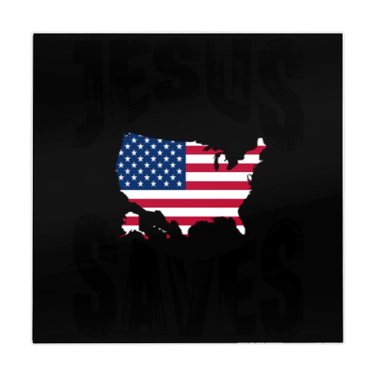 Jesus Saves USA Mahjong Mats