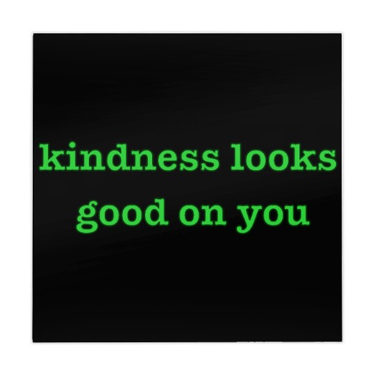 Kindness Looks Good on You – Playful Green Bold Mahjong Mats