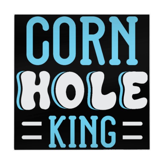 Cornhole King Distressed Badge Mahjong Mats