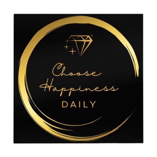 Choose Happiness Luxury Design - Gold Empowerment Mahjong Mats