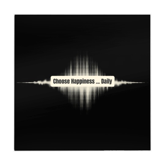 Choose Happiness Soundwave - Music Therapy Gift Mahjong Mats