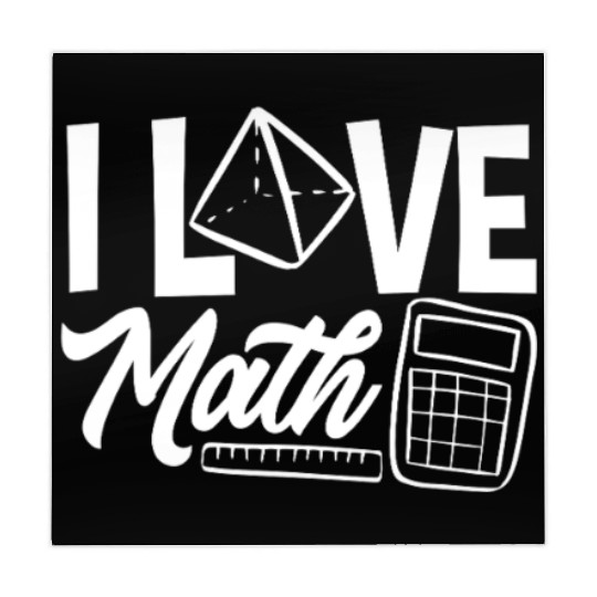 Math Teacher I Love Math Geometric Vibes Mahjong Mats