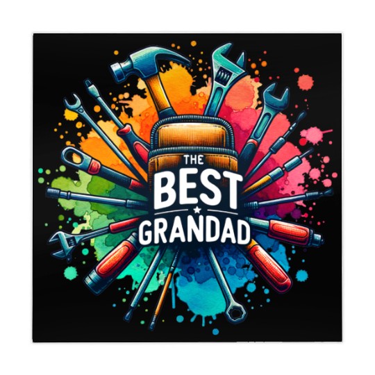 Best Grandad Ever tools design Mahjong Mats