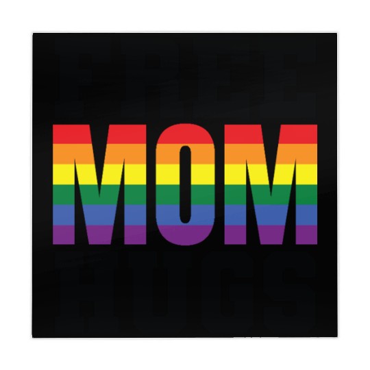Gay Pride Free Mom Hugs Mahjong Mats