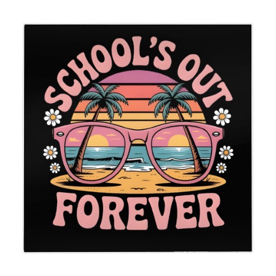 School's Out Forever Retired Teacher 2025 Mahjong Mats