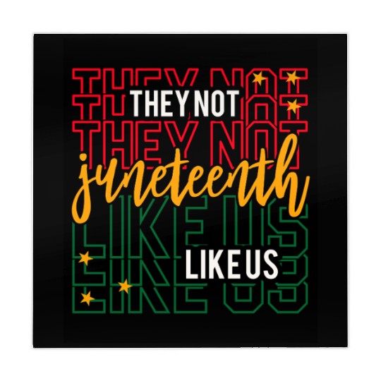 Juneteenth They Not Like Us Mahjong Mats