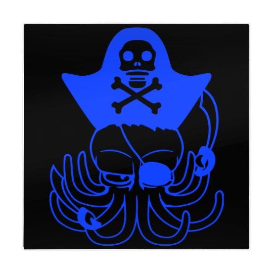 Octopus pirate crew captain sailor buccaneer sail Mahjong Mats