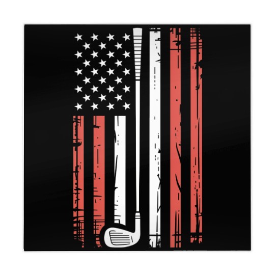Patriotic Golf Mahjong Mats | American Flag Golf