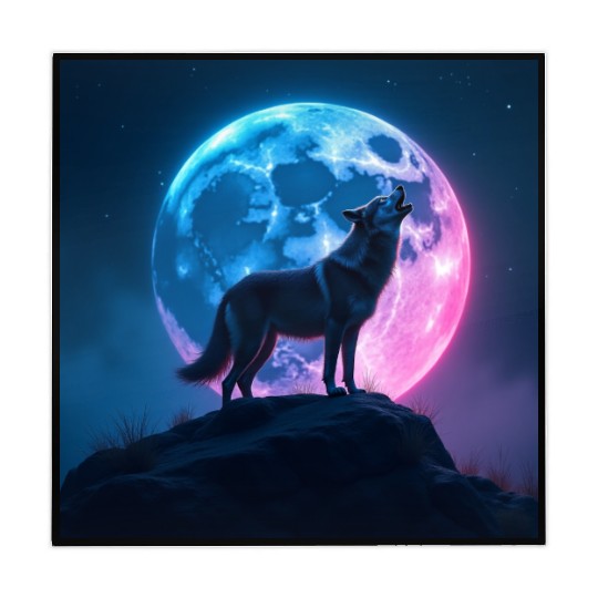 Howl of the Neon Moon Mahjong Mats