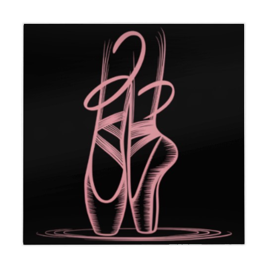 Stylized Ballerina Dancer Ballet Shoes Mahjong Mats