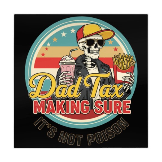 Funny Dad Tax Making Sure It's Not Poison Mahjong Mats