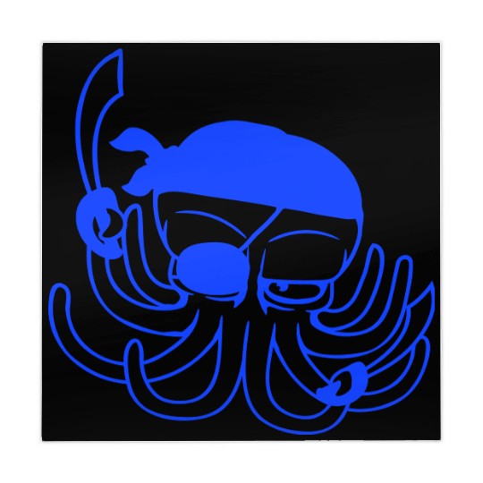 Octopus pirate crew captain sailor buccaneer sail Mahjong Mats