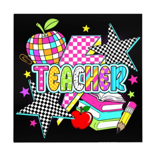 Retro Teacher Preppy Teacher Mahjong Mats