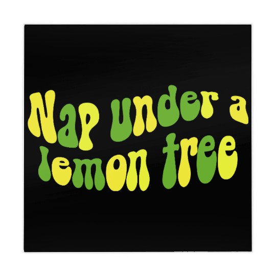 Nap Under a Lemon Tree Retro Design Mahjong Mats