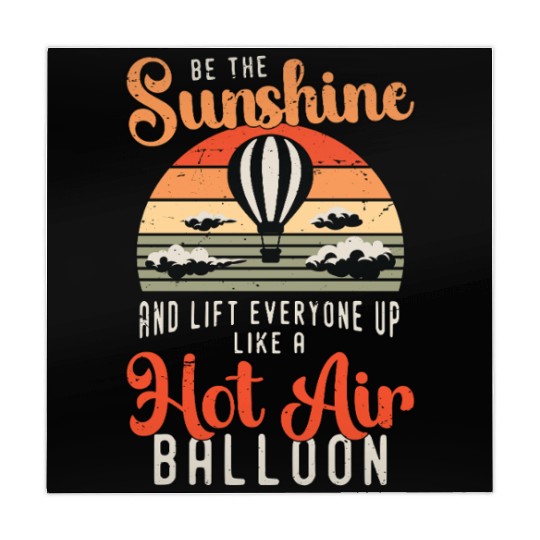 Hot Air Ballooning Be The Sunshine Balloon Pilot Mahjong Mats