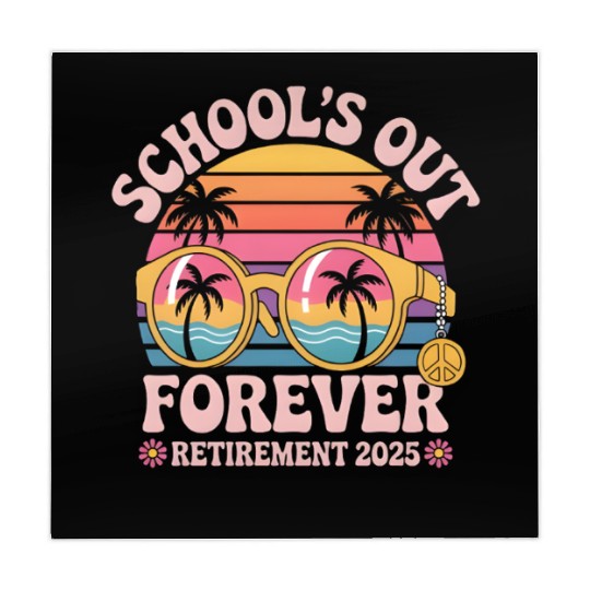 School's Out Forever Retired Teacher Mahjong Mats