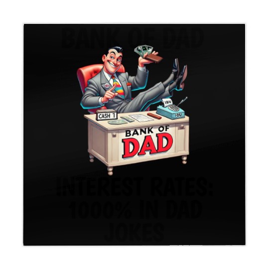 Bank of Dad design Mahjong Mats