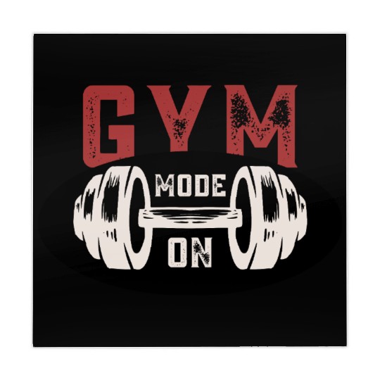 Gym Mode On Mahjong Mats – Motivational Workout Graphic T