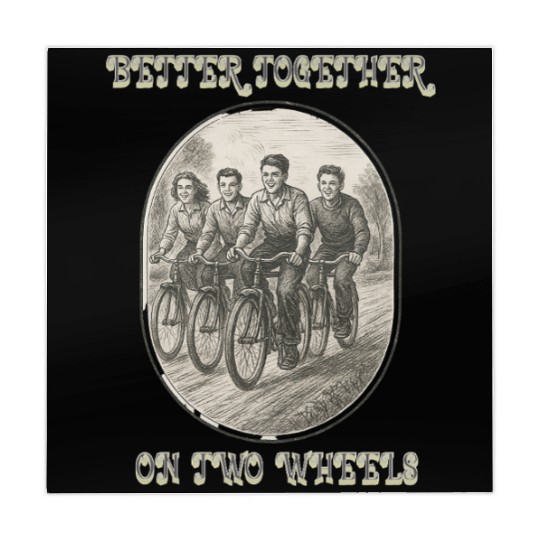 Better Together on Two Wheels Mahjong Mats