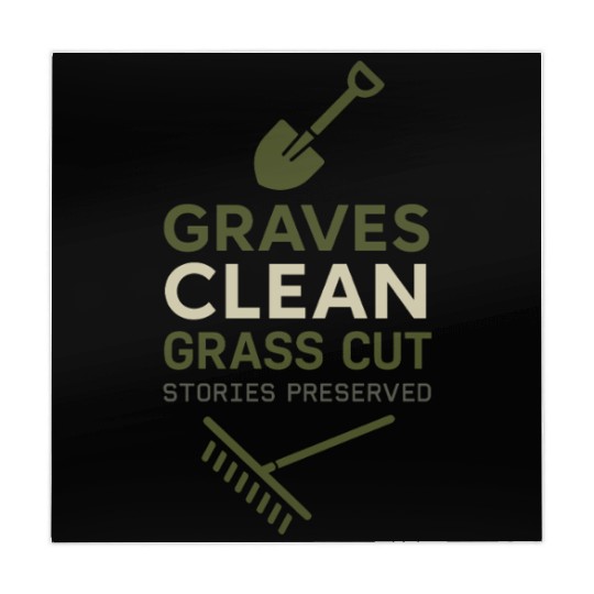 Cemetery Worker Groundskeeper Graveyard Memorial Mahjong Mats