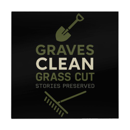 Cemetery Worker Groundskeeper Graveyard Memorial Mahjong Mats