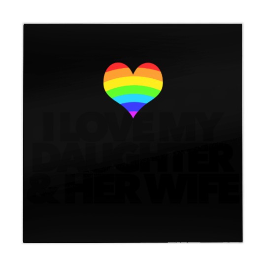 I love my daughter & her wife LGBTQ proud parent Mahjong Mats