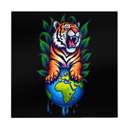 Tiger Earth Embrace ✦ Eco Accessory ✦ Vibrant Mahjong Mats