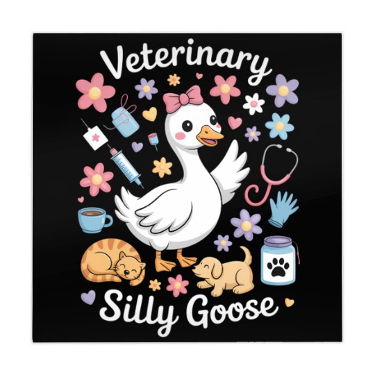 Veterinarian Silly Goose Veterinary Medicine Mahjong Mats