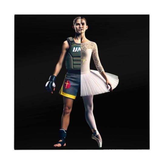 MMA Fighter Ballerina for Jesus Best of both world Mahjong Mats