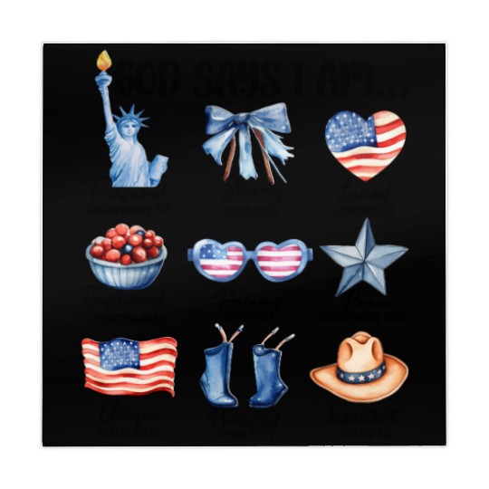 Christian God Says I Am Mahjong Mats