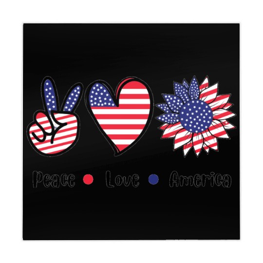 Peace Love America Mahjong Mats