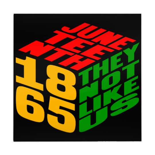 Juneteenth They Not Like Us 1865 Mahjong Mats