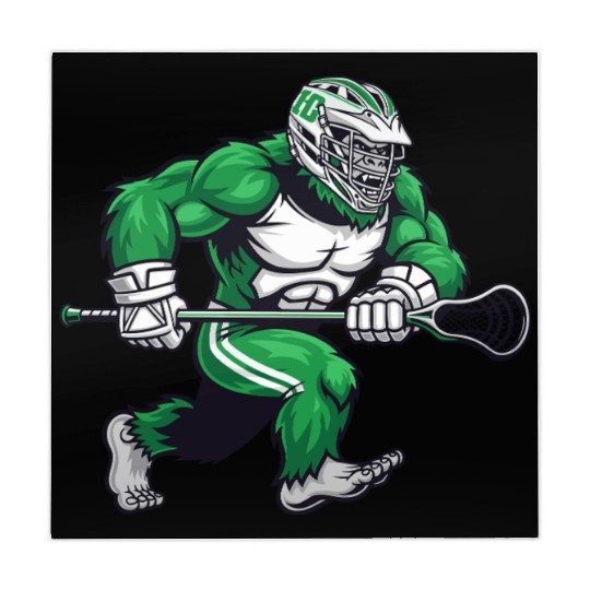 Green Bigfoot Lacrosse Mahjong Mats