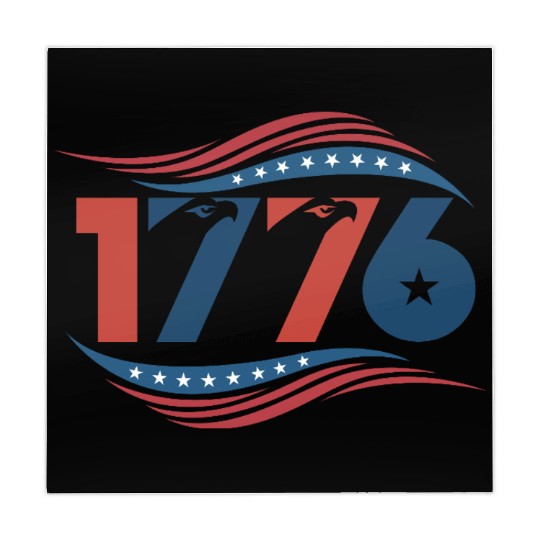 4th of july usa flag 1776 Mahjong Mats