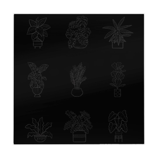 3x3 plant waffle Mahjong Mats